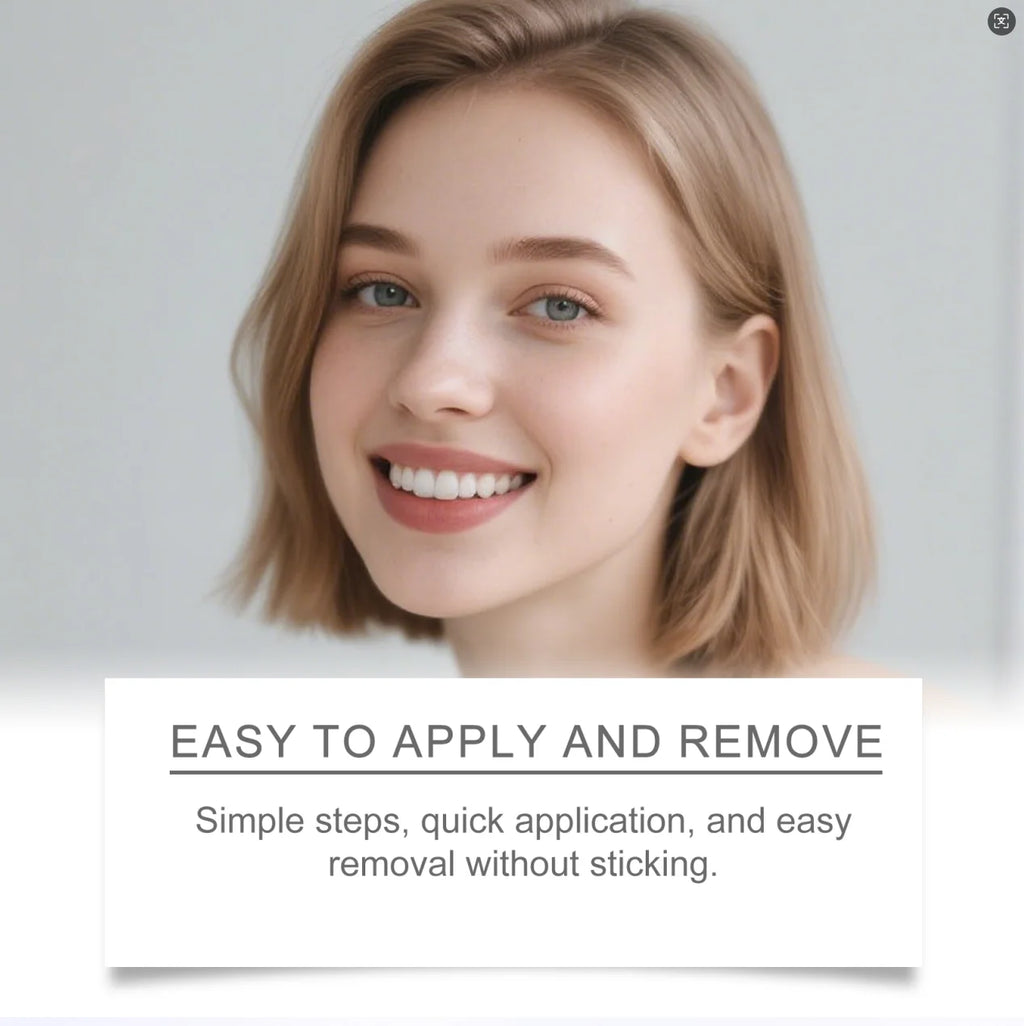 Purple Teeth Whitning Strips Oral Hygiene Mint Fresh Breath Brighten Tooth Bleaching Lasting Oral Care Tooth Brightening Patches